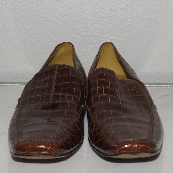 Mezlan Crocodile Loafers